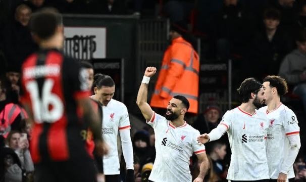 柠檬体育直播中超直播-【英超】萨拉赫双响，利物浦2-0伯恩茅斯，9分领跑